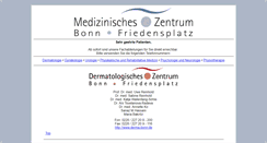 Desktop Screenshot of medizinisches-zentrum-bonn.de