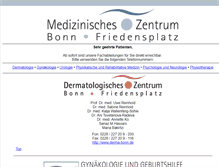 Tablet Screenshot of medizinisches-zentrum-bonn.de